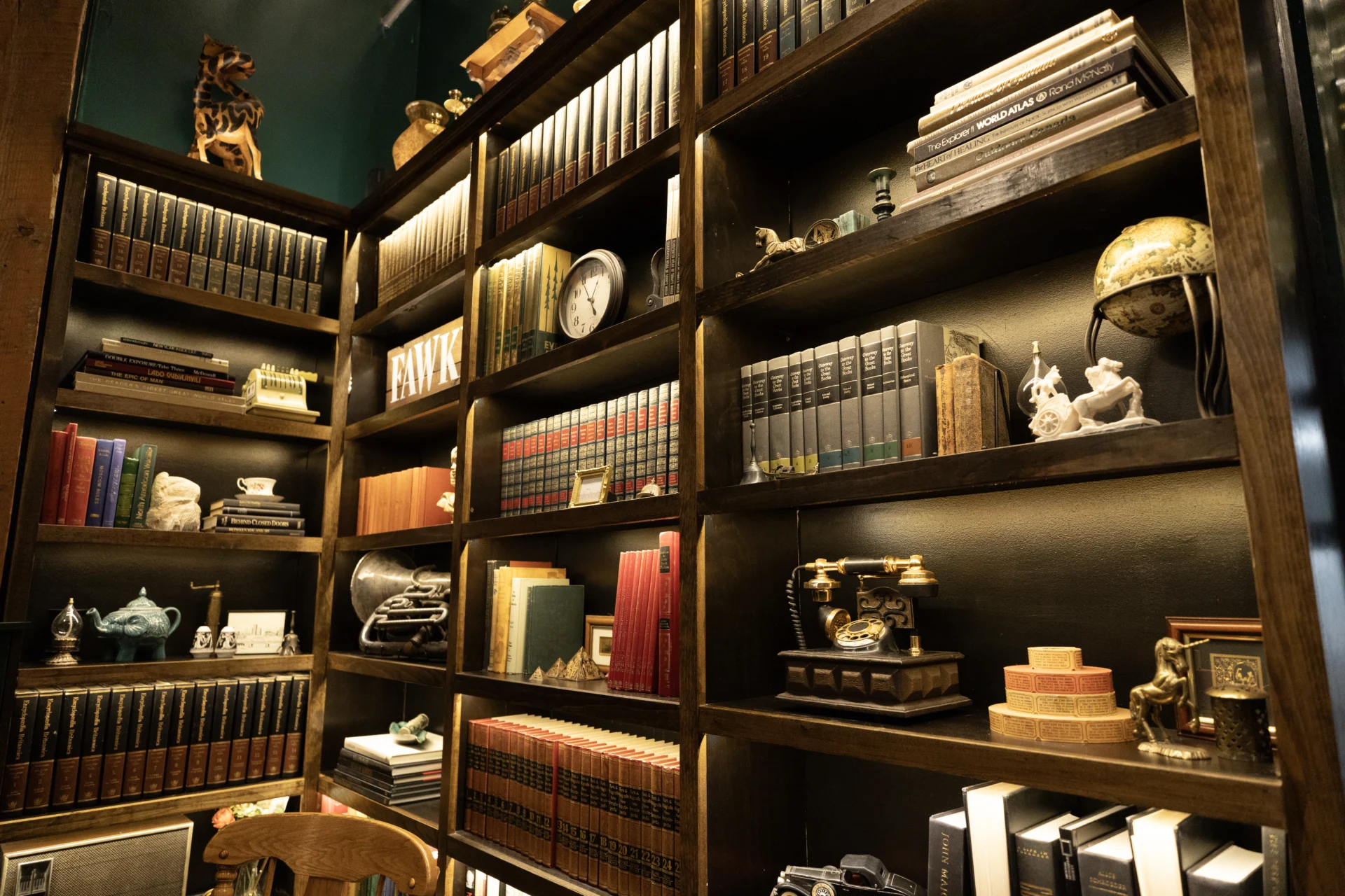 Fawkes Cafe and Bakery - Downtown Edmonton - Book Shelf