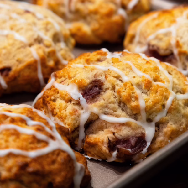 4 Pack Raspberry Lemon Scones
